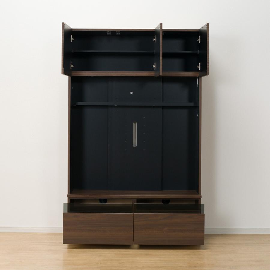 最終値下げ⭐︎5/2まで【送料込み】☆組立不要☆ニトリ　TVボード　ハイタイプ ニトリ テレビボード ハイタイプ (ポルテ UF01 120 MBR