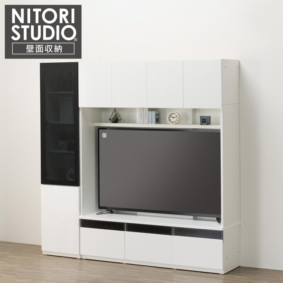 ニトリ（NITORI） ハイテレビボード2点セット(UF01 150 ガラス