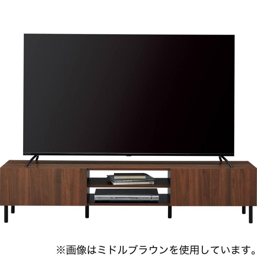 TS ニトリ/NITORI テレビボード/ローボード ダークブラウン系 W180×H31×D42cm TS ニトリ/NITORI テレビボード/ローボード ダークブラウン系 W180×H31