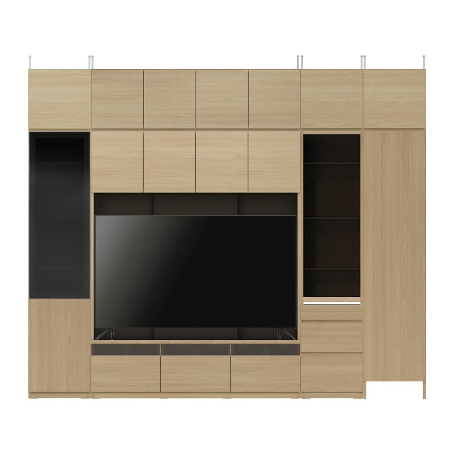 ニトリ（NITORI） 壁面収納(UF01 285セットLBR) : ニトリ Yahoo!店
