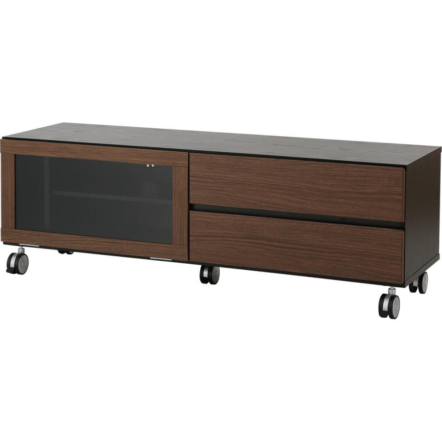 ニトリ テレビ台 GA102N 120　120cm ニトリ ローボード(GA102N 120 MBR/BK) : ニトリ Yahoo!店