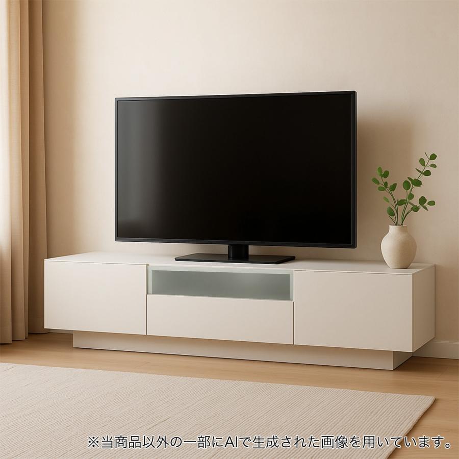 オーダー専用｜160cm｜オフホワイト｜テレビボード｜薄塗りモルタル