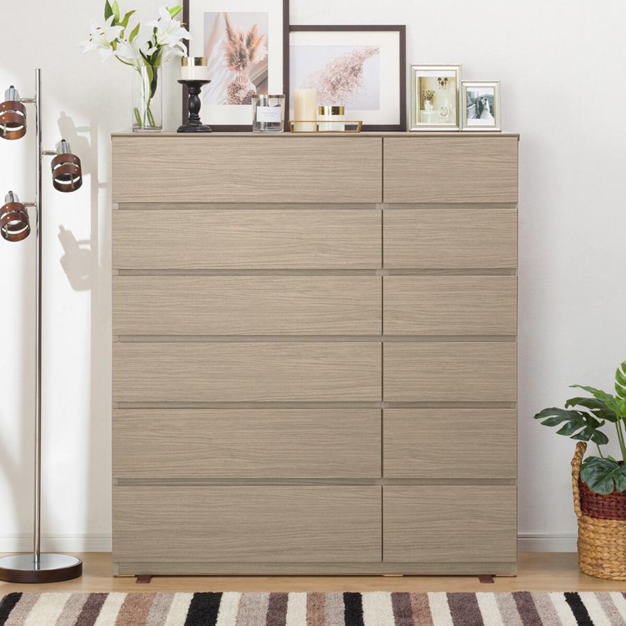 ニトリ（NITORI） ハイチェスト(クエス 120-6HC GY) : ニトリ Yahoo!店