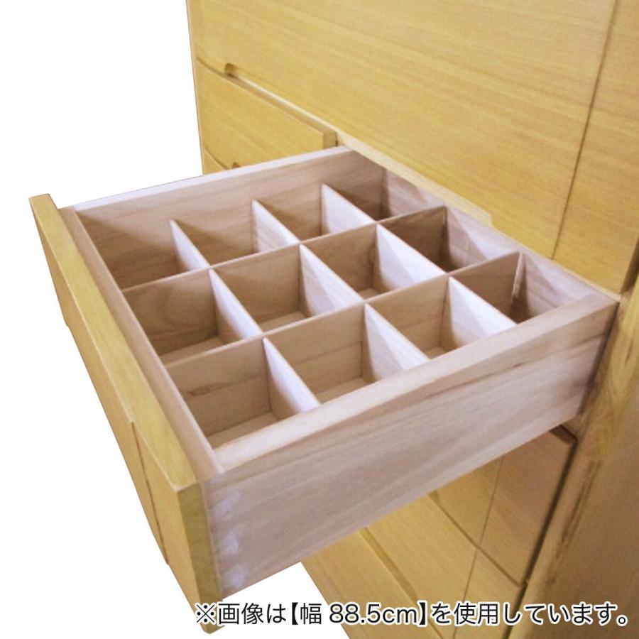 タモ突板ハイチェスト120-6 (NA) ニトリ_2