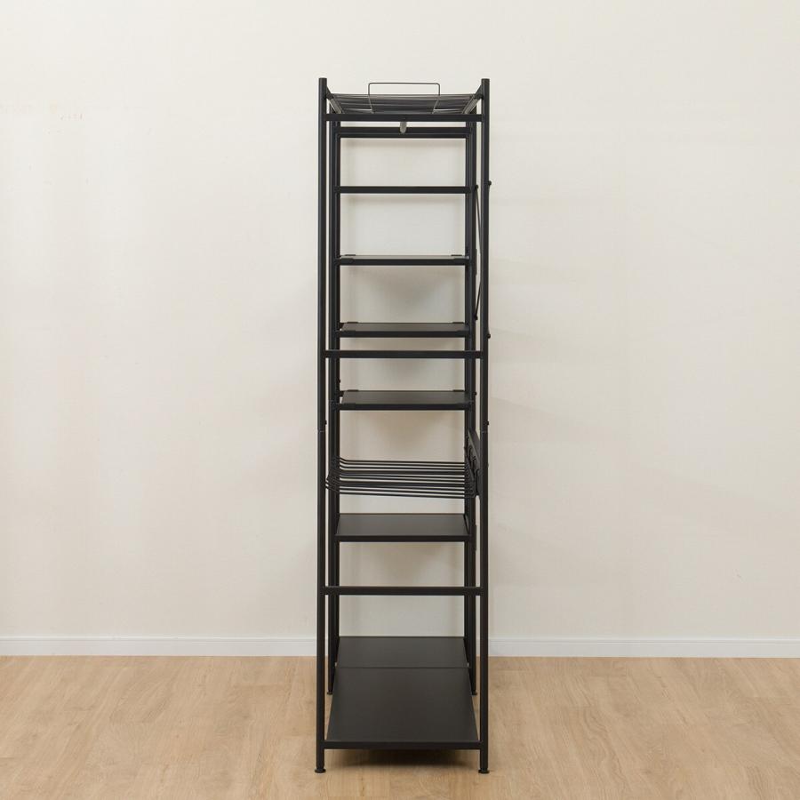 ニトリ（NITORI） 大容量マルチハンガーシェルフ(BN122 BK) : ニトリ