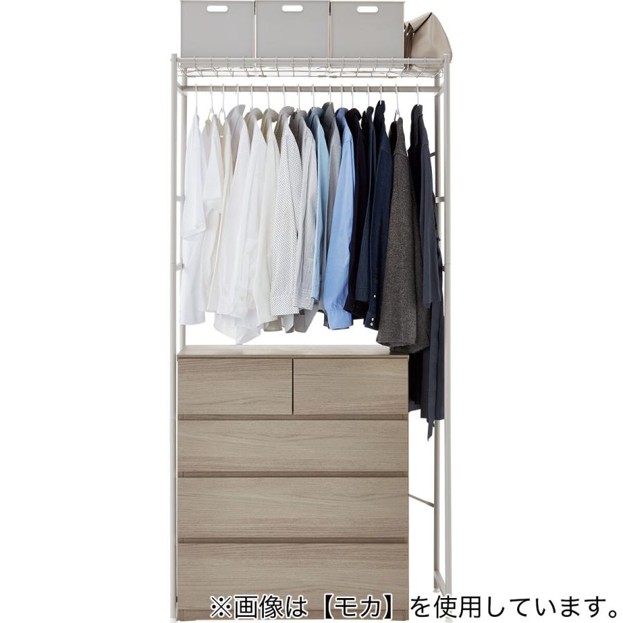 ニトリ（NITORI） 高さのあるコートハンガーラック(BN001 WH 96cm幅
