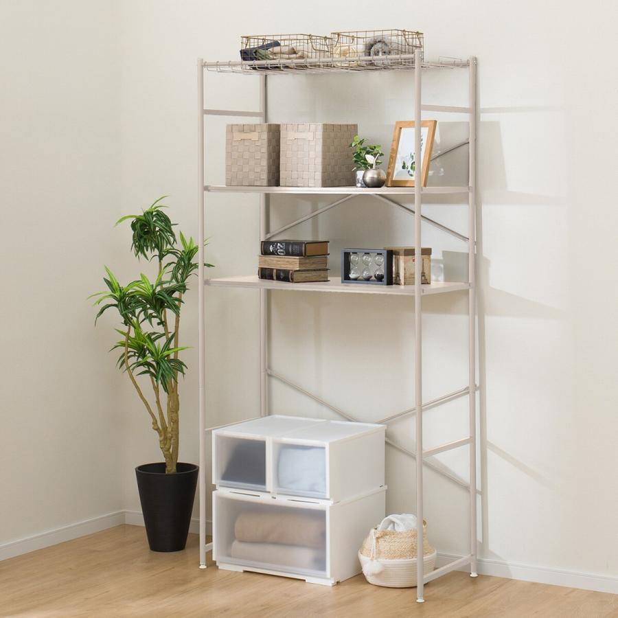 ニトリ（NITORI） 高さのあるシェルフラック(BN002 MO 96cm幅