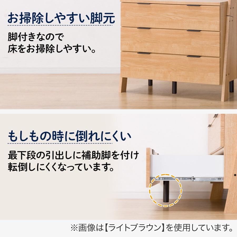 ニトリ（NITORI） オープンワードローブ(エトナ80WR MBR2) : ニトリ