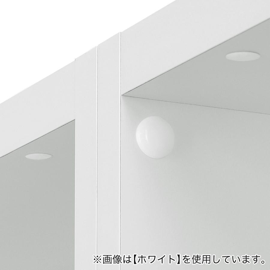 間仕切りワードローブハンガー＋引出3杯 (幅77.5cm DBR) ニトリの画像