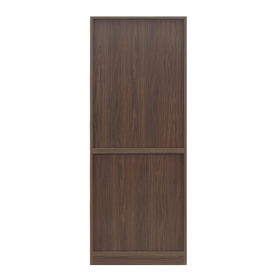 間仕切りワードローブハンガー＋引出3杯 (幅77.5cm DBR) ニトリの画像