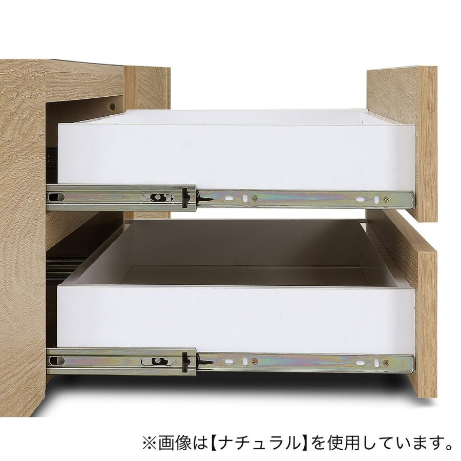 ニトリ（NITORI） ベッド チェストベッドフレーム(DBR) 収納付き