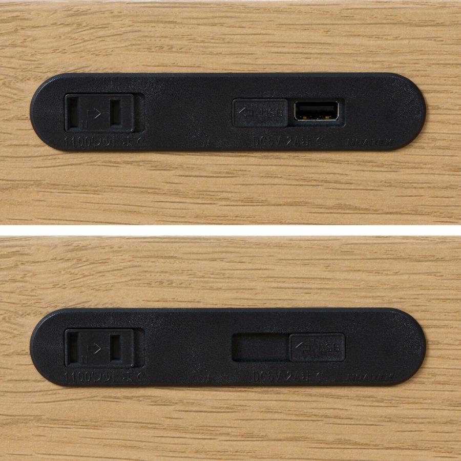 ミニ棚付きベッドフレーム(NS-002 LEG/LOW すのこ LBR) ニトリ 【Surface】