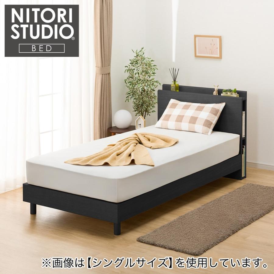 ニトリ クイーン 棚・サイド収納付きベッドフレーム(NS-003 LEG ニトリ クイーン 棚・サイド収納付きベッドフレーム(NS-003 LEG