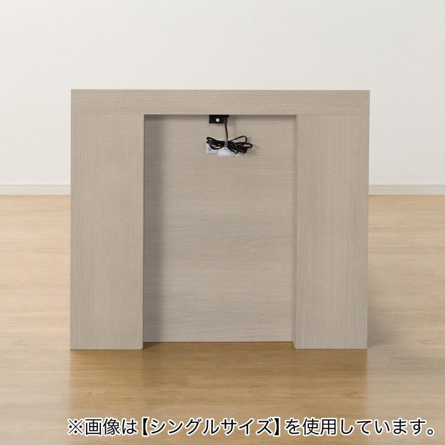 ニトリ セミダブル 棚・サイド収納付きベッドフレーム(NS-003 深 ニトリ セミダブル 棚・サイド収納付きベッドフレーム(NS-003 深