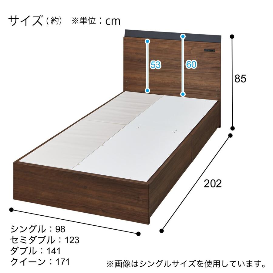ニトリ シングル棚・収納付きベッドフレーム(HF301 浅型 床板 ニトリ シングル棚・収納付きベッドフレーム(HF301 浅型 床板
