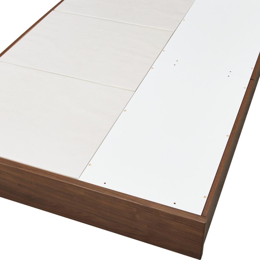 ニトリ（NITORI） ダブル ベッドフレーム(NS-006 浅型/床板 MBR