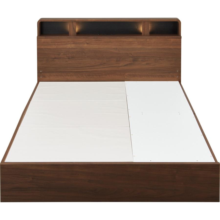 ニトリ（NITORI） ダブル ベッドフレーム(NS-006 浅型/床板 MBR