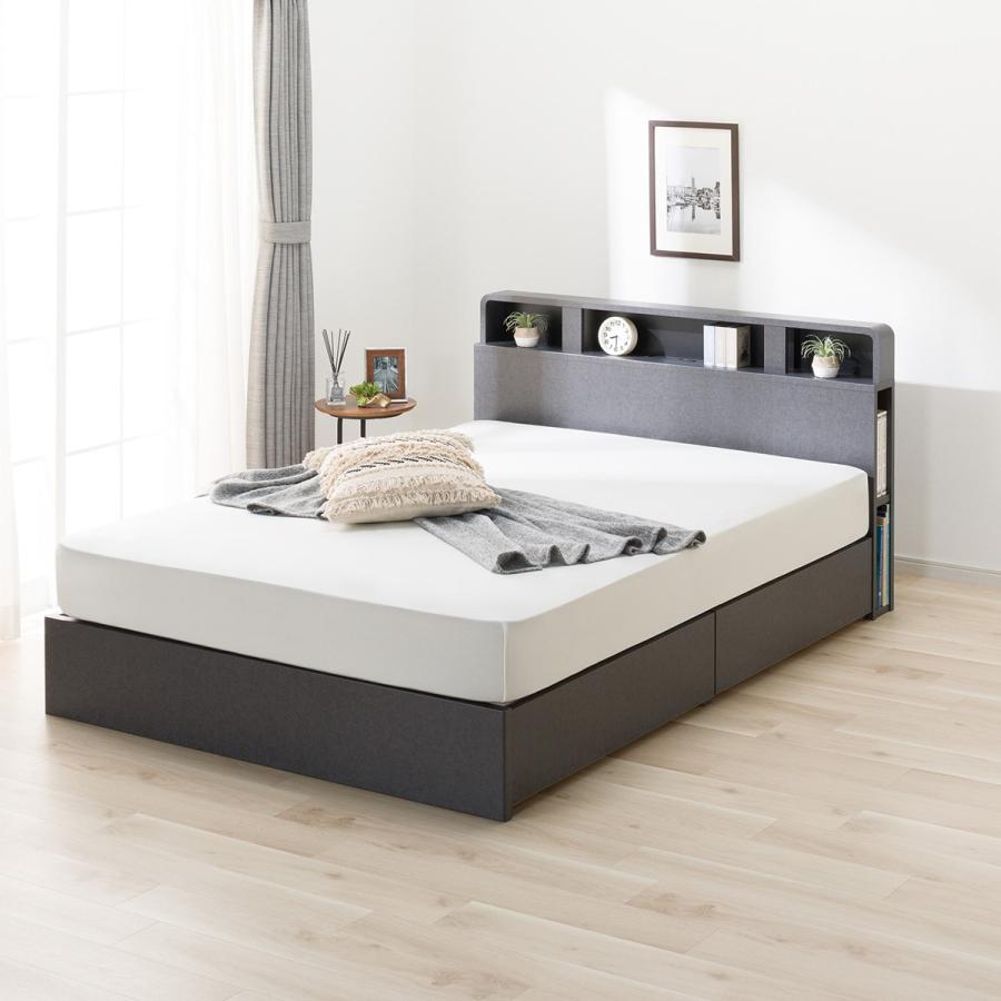 ニトリ ダブル ベッドフレーム(NS-006 浅型/床板 GY) : ニトリ Yahoo