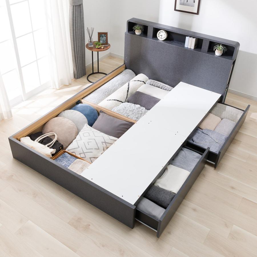 ニトリ　ダブル　ベッドフレーム ニトリ ベッド ダブルベッドフレーム(EB-002 MBR LEG/LOW すのこ