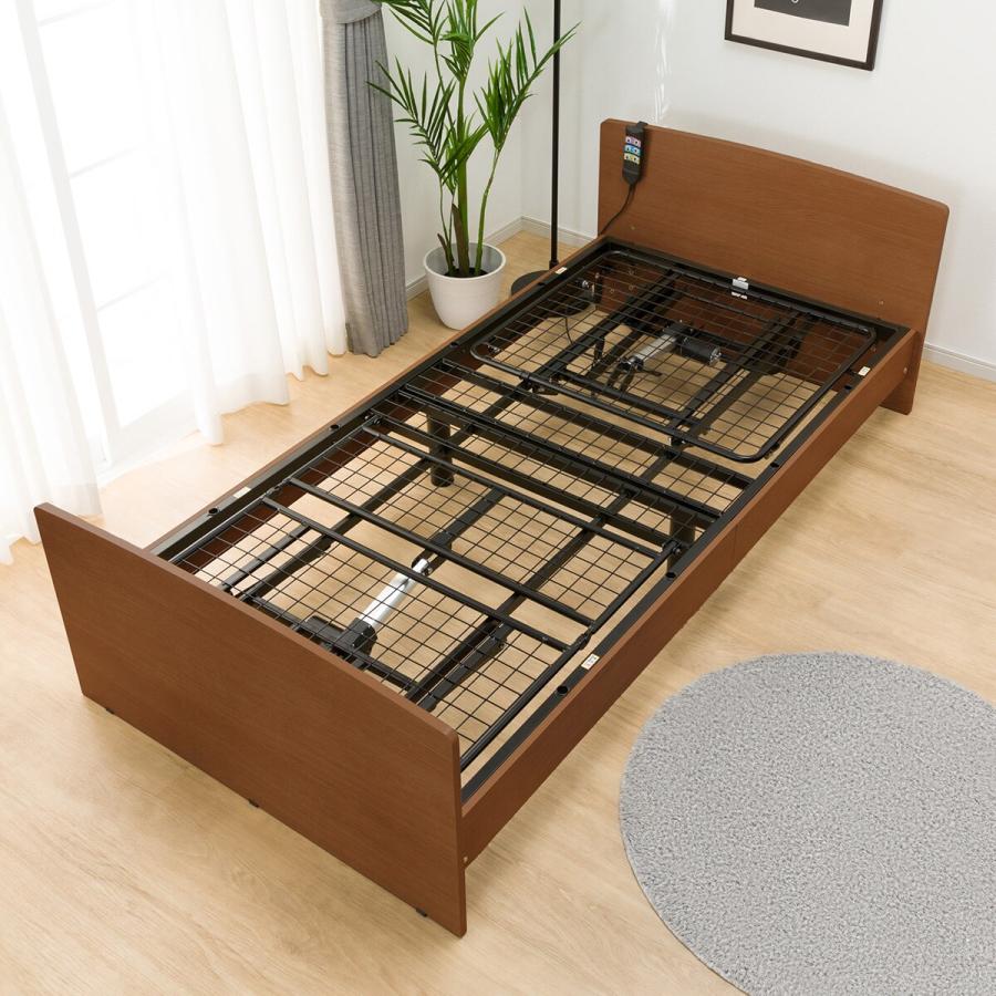 ニトリ ベッド 非課税 介護ベッド 電動シングルベッドフレーム+