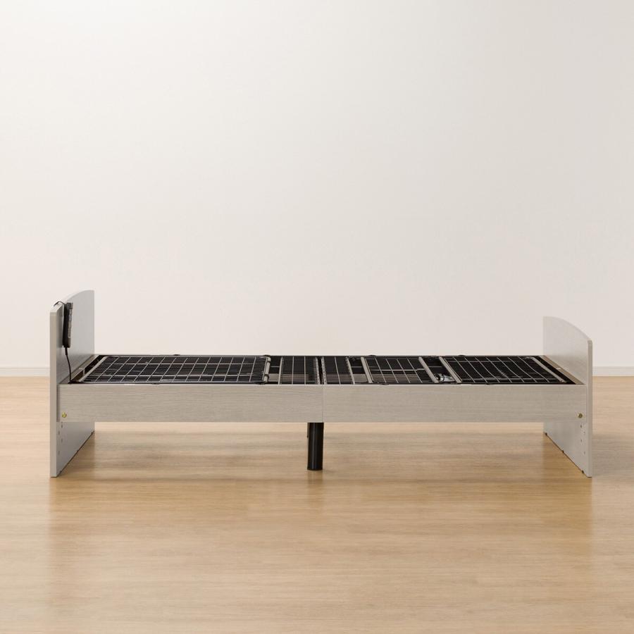 ニトリ（NITORI） 非課税 電動シングルベッドフレーム(ライズ3 2M-F GY