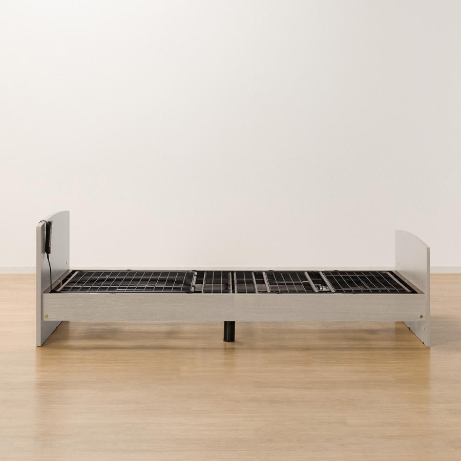 ニトリ（NITORI） 非課税 電動シングルベッドフレーム(ライズ3 2M-F GY