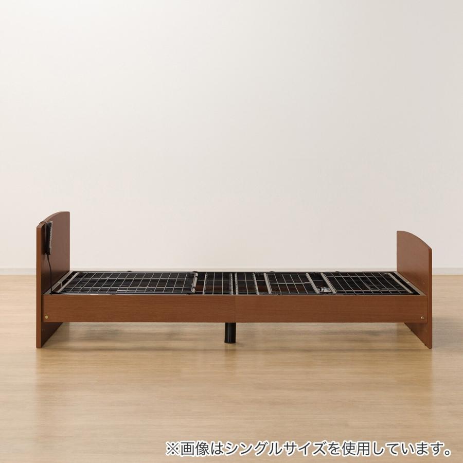 ニトリ（NITORI） 電動セミダブルベッドフレーム(ライズ3 2M-F MBR