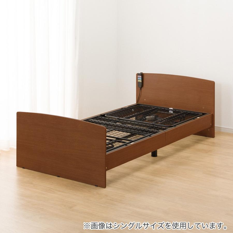 ニトリ（NITORI） 電動セミダブルベッドフレーム(ライズ3 2M-F MBR