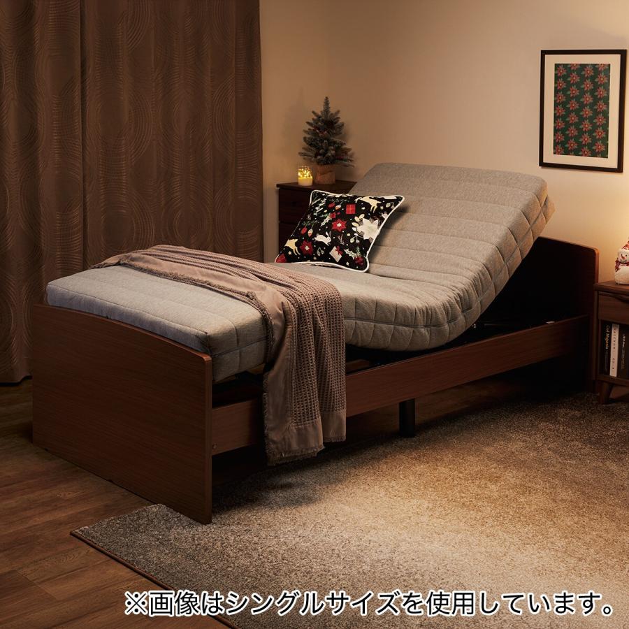 ニトリ（NITORI） 電動セミダブルベッドフレーム(ライズ3 2M-F MBR