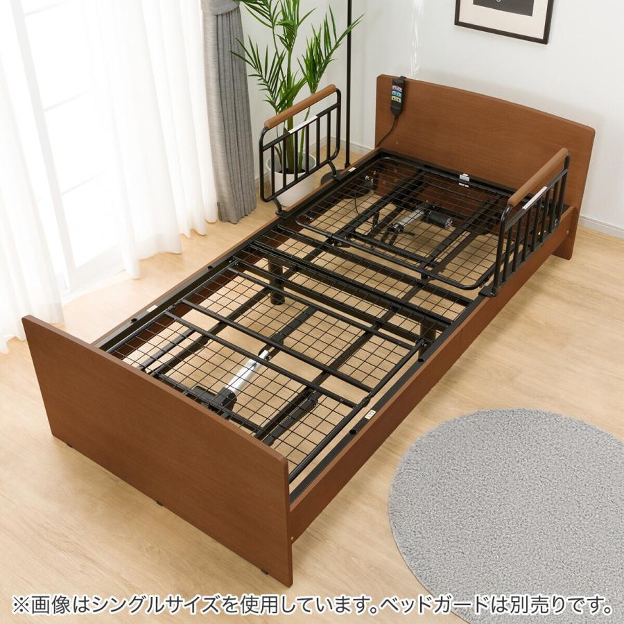 ニトリ（NITORI） 電動セミダブルベッドフレーム(ライズ3 2M-F MBR