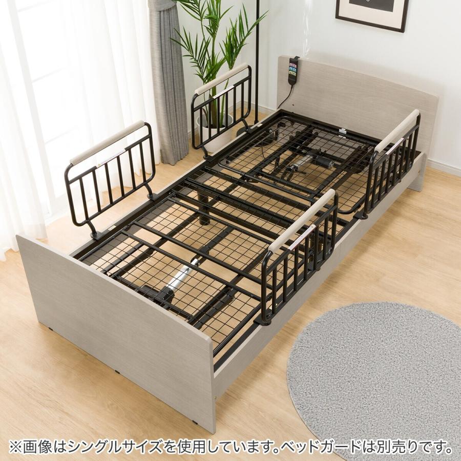 ニトリ（NITORI） 電動セミダブルベッドフレーム(ライズ3 2M-F GY