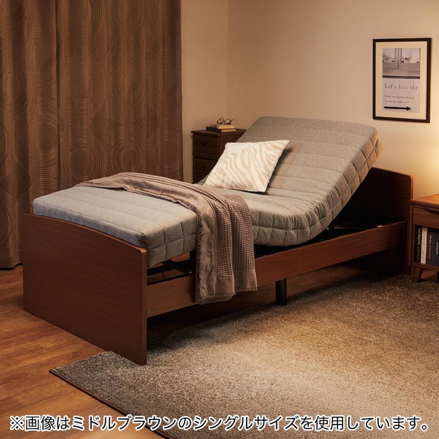 ニトリ（NITORI） ベッド 電動セミダブルベッドフレーム(ライズ3 2M-F 