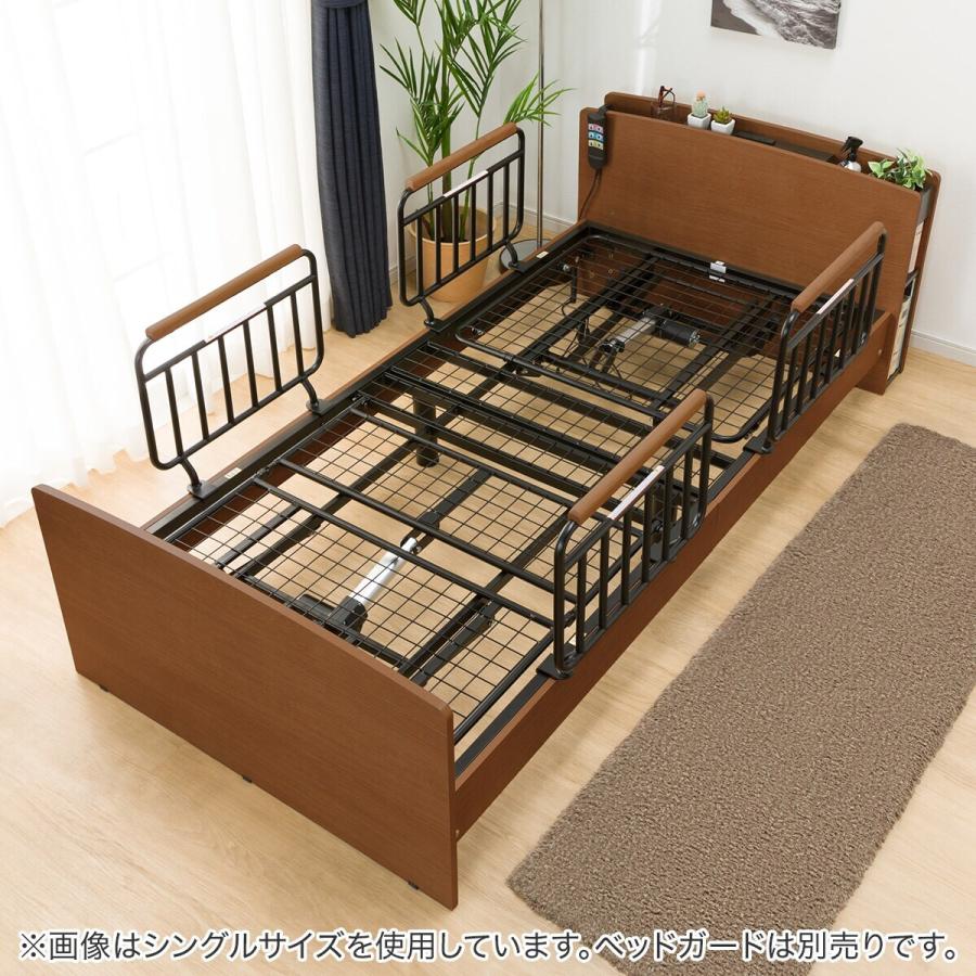 ニトリ ベッド 電動セミダブルベッドフレーム(ライズ3 2M-C MBR