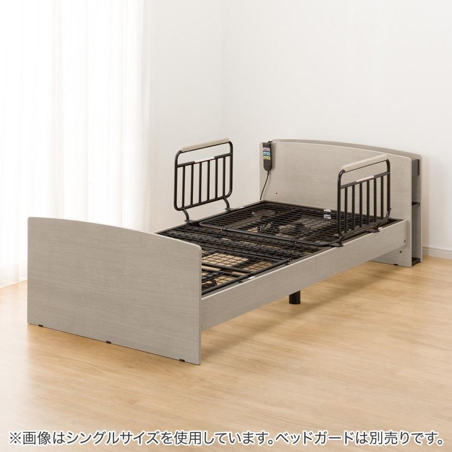 ニトリ（NITORI） 電動セミダブルベッドフレーム(ライズ3 2M-C GY