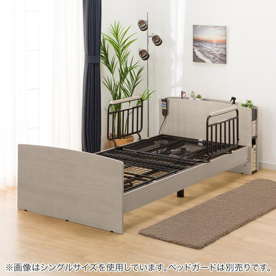 ニトリ（NITORI） 電動セミダブルベッドフレーム(ライズ3 2M-C GY