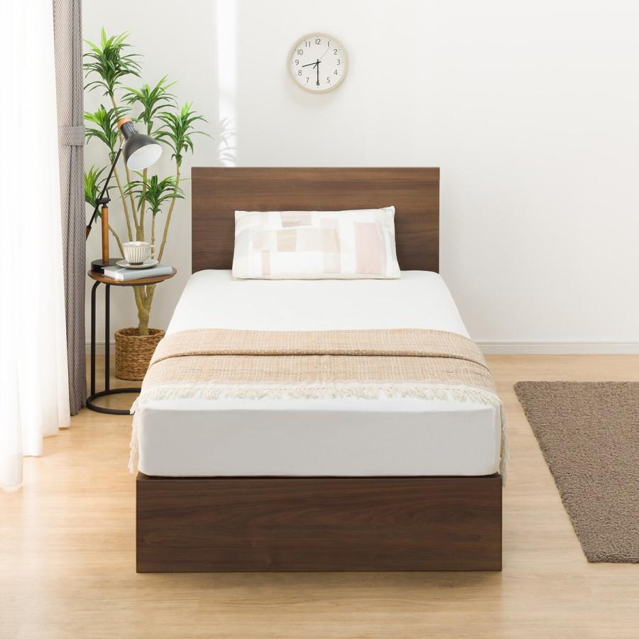 ニトリ（NITORI） シングル 収納付きベッドフレーム(NS-001 浅型/床板