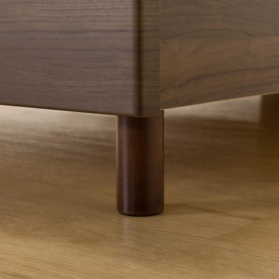 ニトリ ベッドフレーム セミダブル 木目ブラウン ニトリ セミダブルベッドフレーム(NS-001 LEG/LOW すのこ LBR