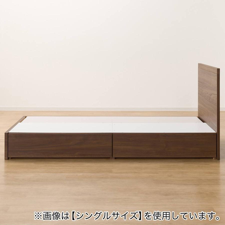 取りに来れる方限定！ニトリのセミダブルベッド！ ニトリ（NITORI） セミダブルベッドフレーム (アザン3 浅型/LBR
