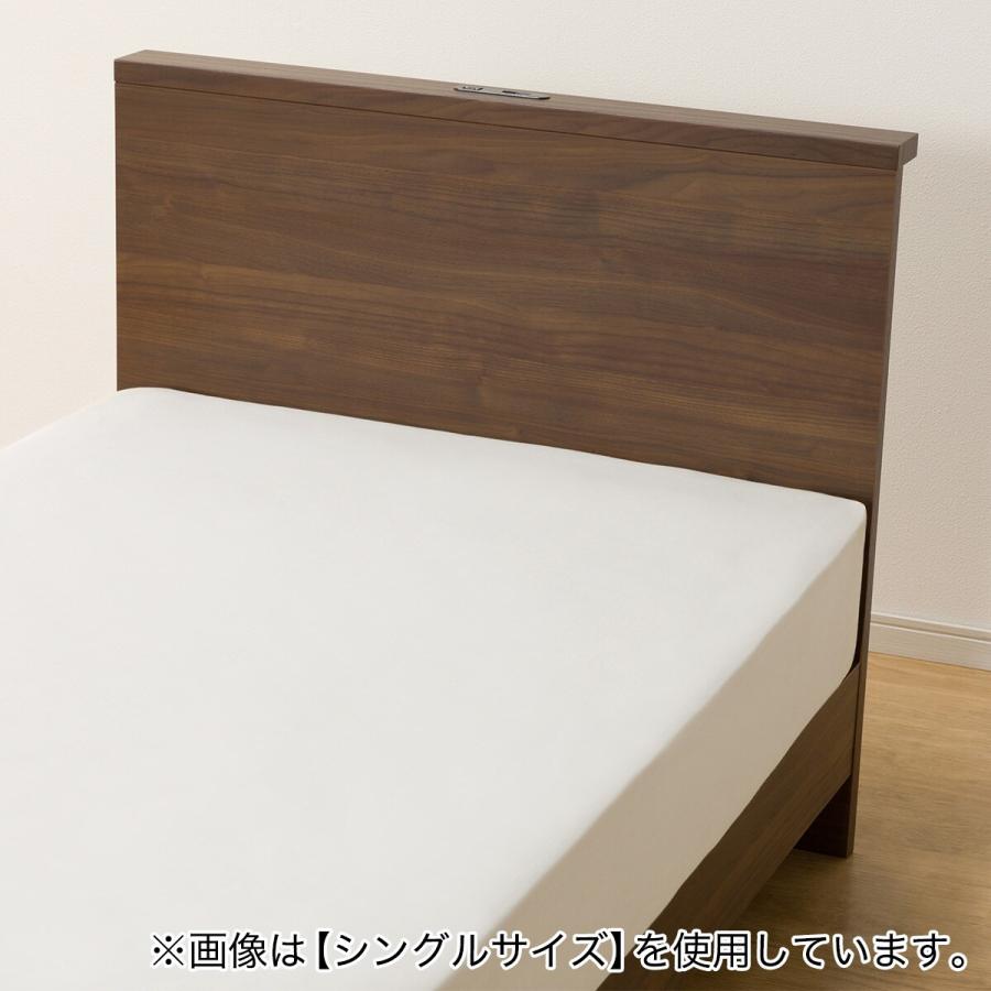 ニトリ（NITORI） ベッドフレーム セミダブル 棚付きタイプ (NS-002