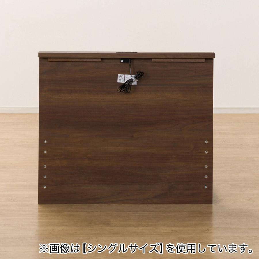 ニトリ（NITORI） ベッドフレーム クイーン 棚付きタイプ (NS-002 LEG