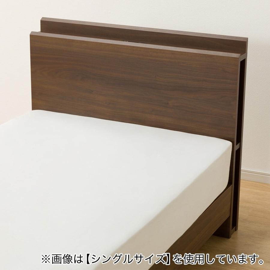 ニトリ（NITORI） ベッドフレーム クイーン 棚・サイド収納付きタイプ