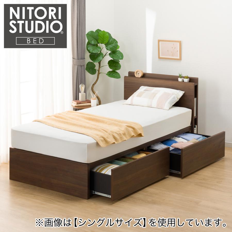 NITORI クイーン ベッドフレーム＋マットレス(Nスリープ プレミアム) ニトリ】Nスリープ プレミアム&クイーンベッドフレーム