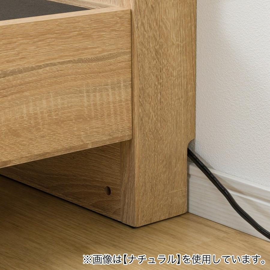 ニトリ ベッド ダブル アンティーク調 棚付きベッドフレーム ニトリ ベッド ダブル アンティーク調 棚付きベッドフレーム