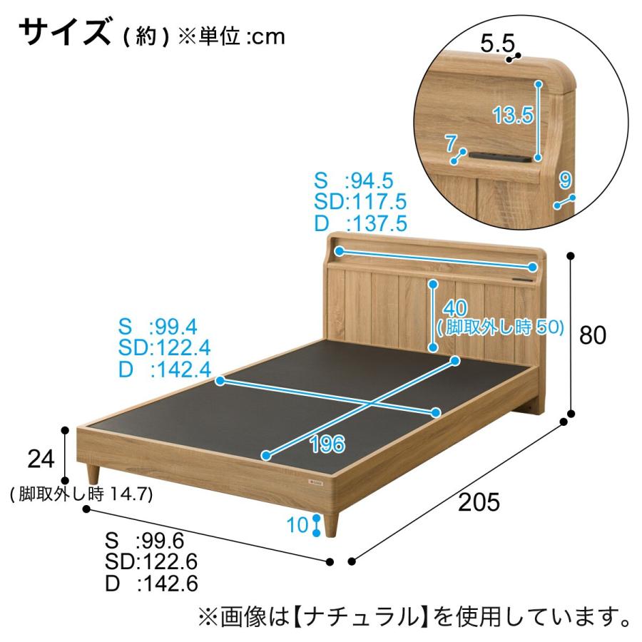 ニトリ ベッド ダブル アンティーク調 棚付きベッドフレーム ニトリ ベッド ダブル アンティーク調 棚付きベッドフレーム
