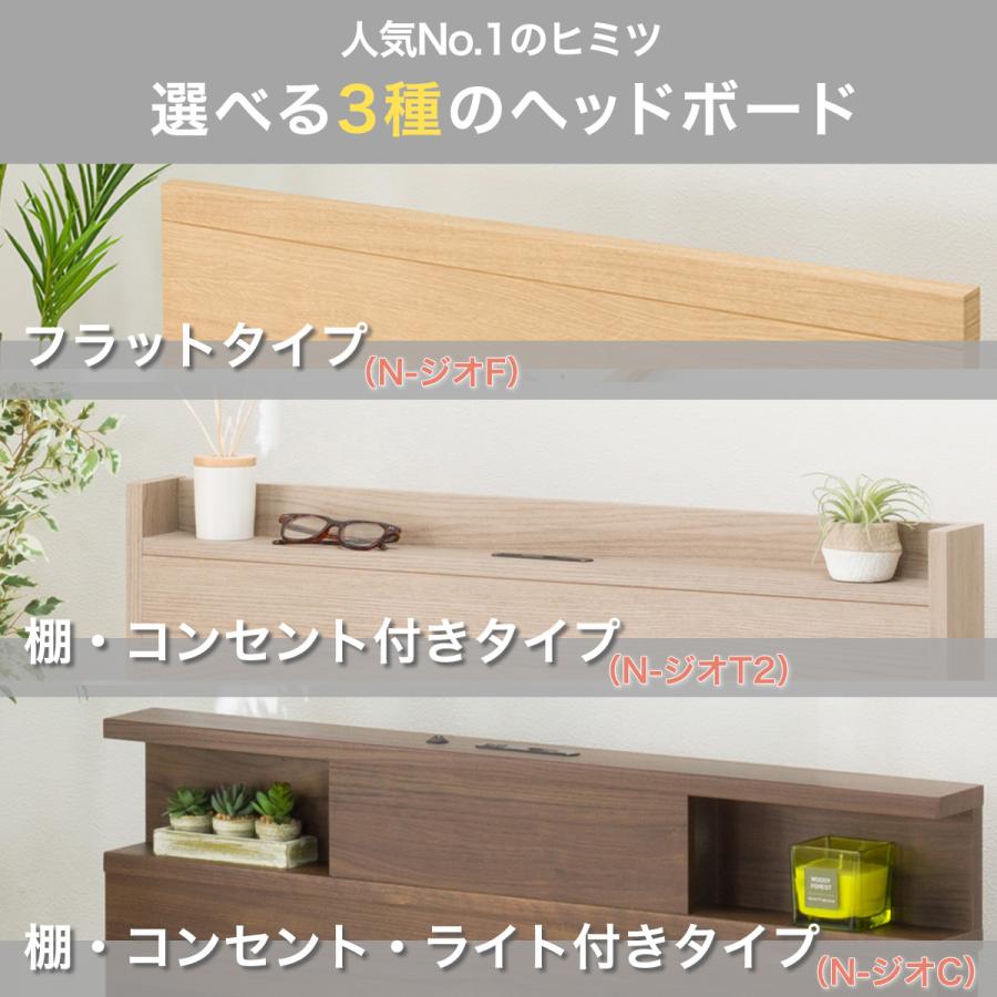 ニトリ（NITORI） 【大容量収納付き】すのこチェストベッドフレーム