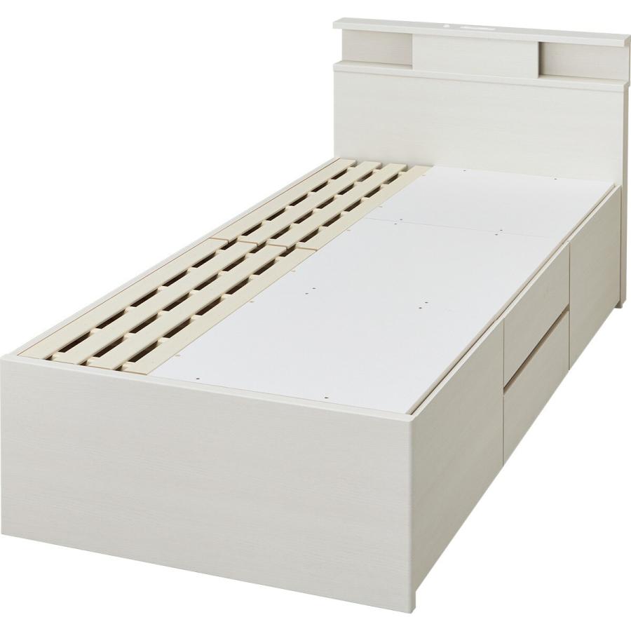 ニトリ 【大容量収納×棚・コンセント・ライト付き】すのこ