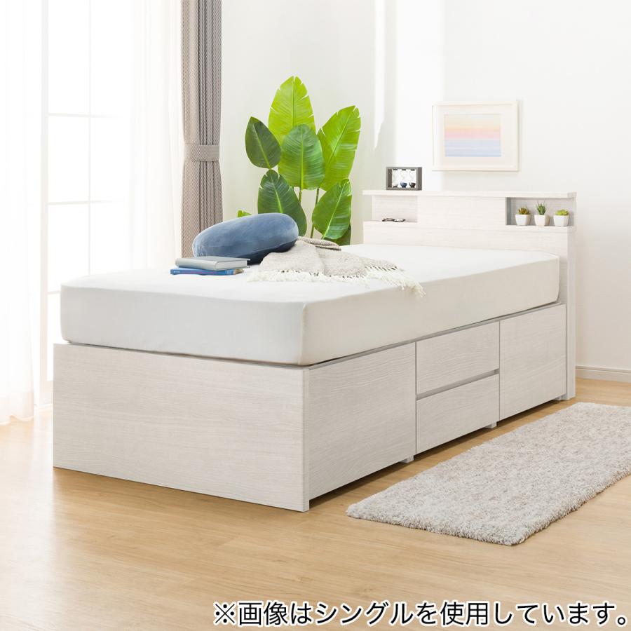 ニトリ（NITORI） 【大容量収納×棚・コンセント・ライト付き】すのこ