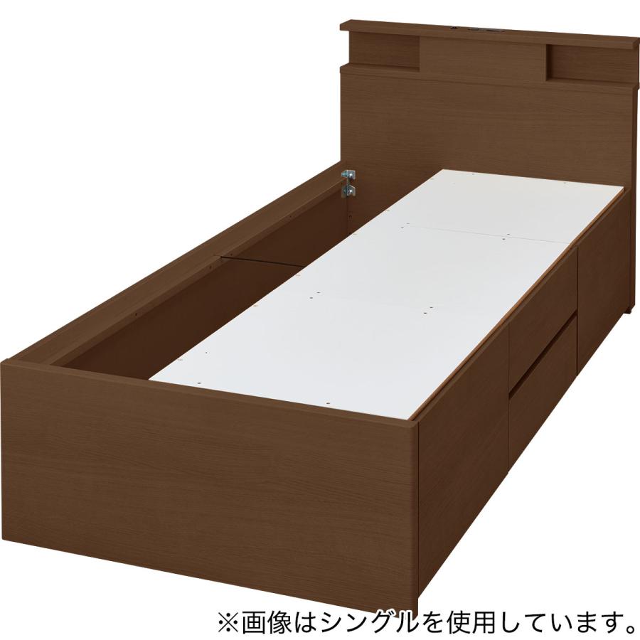 ニトリ（NITORI） 【大容量収納×棚・コンセント・ライト付き】すのこ