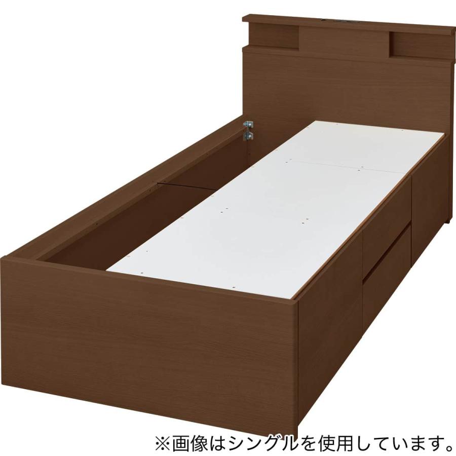 ニトリ（NITORI） 大容量収納×棚・コンセント・ライト付き チェスト
