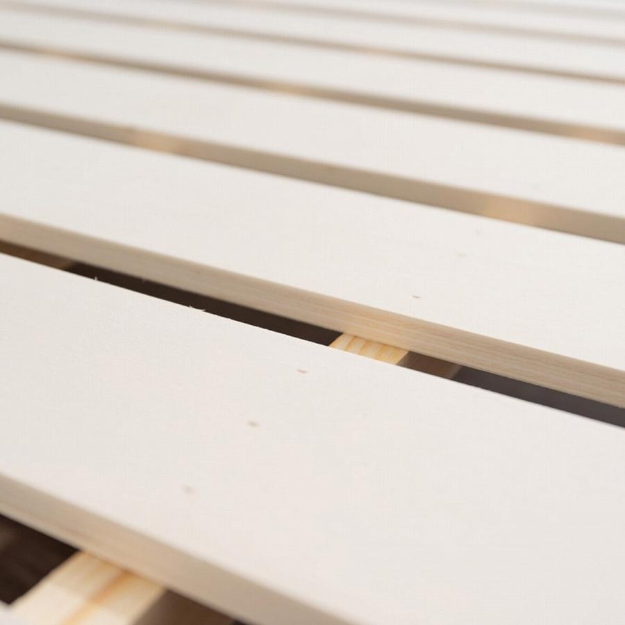 ニトリ ベッド 棚・照明付きベッドフレーム (セラミック調 S GY